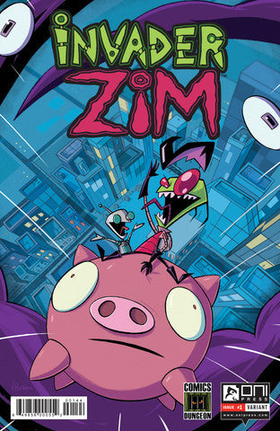 INVADER ZIM # 1 COMICS DUNGEON EXCLUSIVE