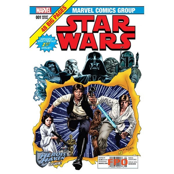 STAR WARS #1 HEROES HAVEN EXCLUSIVE VARIANT