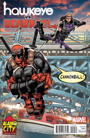 Hawkeye Vs Deadpool #0 Exclusive Alamo City Comic Con Variant