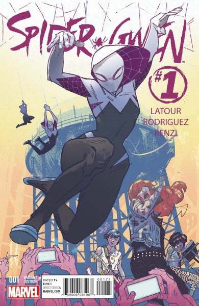 SPIDER-GWEN #1 EXCLUSIVE HEROS AREN'T HARD TO FIND VARIANT