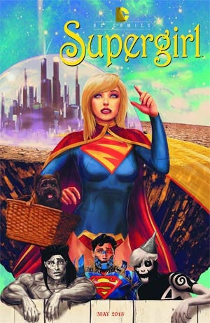 Supergirl Vol 6 #40 Cover B Wizard Of Oz WB Movie Poster