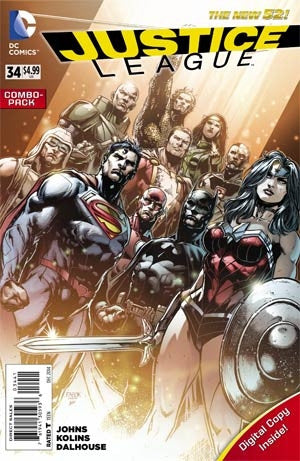 Justice League Vol 2 #34 Cover C Combo Pack With Polybag