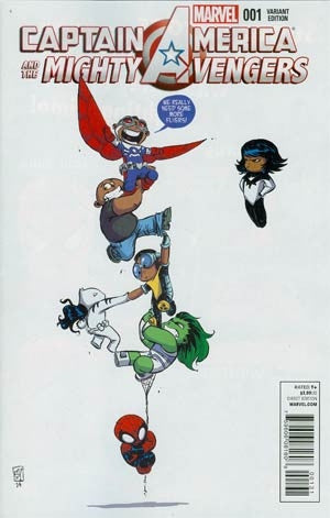Captain America And The Mighty Avengers #1 Skottie Yound Variant