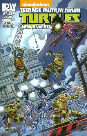 Teenage Mutant Ninja Turtles New Animated Adventures #17 Cover A