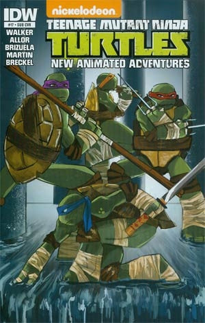 Teenage Mutant Ninja Turtles New Animated Adventures #17 Cover B