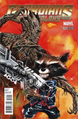 Guardians Of The Galaxy Vol 3 #21 Cover B Rcoket & Groot Variant