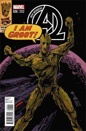 New Avengers Vol 3 #26 Cover B Rocket & Groot Variant