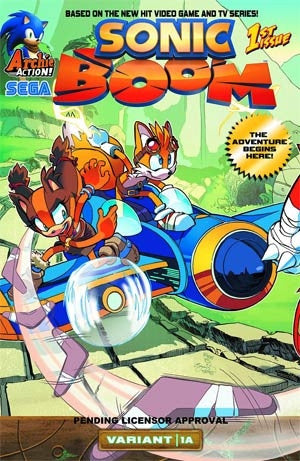 Sonic Boom #1 Cover B Variant Here Comes The Boom Part 1