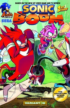 Sonic Boom #1 Cover C Variant Here Comes The Boom Part 2