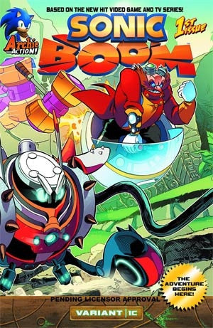 Sonic Boom #1 Cover D Variant Here Comes The Boom Part 3