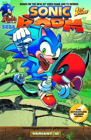 Sonic Boom #1 Cover E Variant Here Comes The Boom Part 4