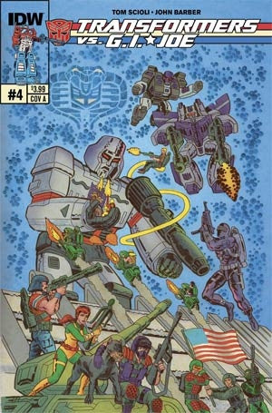 Transformers vs GI Joe #4 Cover A