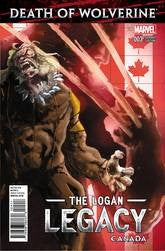 Death Of Wolverine Logan Legacy #3 Cover B Canada Variant