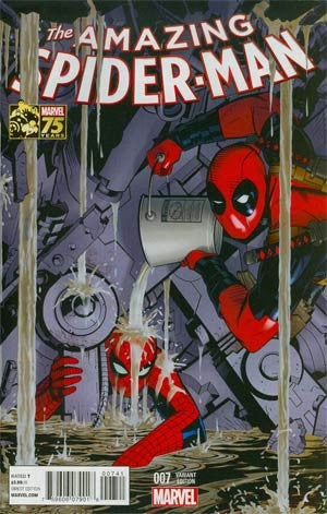 Amazing Spider-Man Vol 3 #7 Incentive Deadpool Photobomb