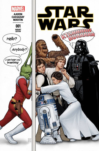 STAR WARS #1 CHRISTOPHER HUMOROUS PARTY VARIANT
