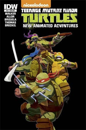 Teenage Mutant Ninja Turtles New Animated Adventures #18 Cover B