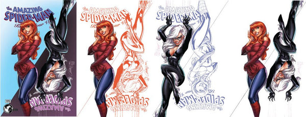 AMAZING SPIDER-MAN RENEW YOUR VOWS #13 LEG UNKNOWN EXCLUSIVE J. SCOTT CAMPBELL 4 PACK
