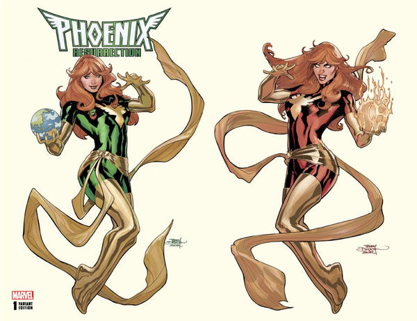 PHOENIX RESURRECTION RETURN JEAN GREY #1 (OF 5) UNKNOWN 2 PACK EXCLUSIVE TERRY DODSON