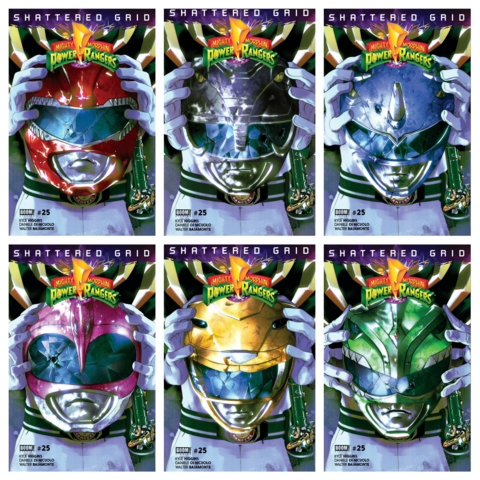 MIGHTY MORPHIN POWER RANGERS #25 NON POLYBAG 6 PACK