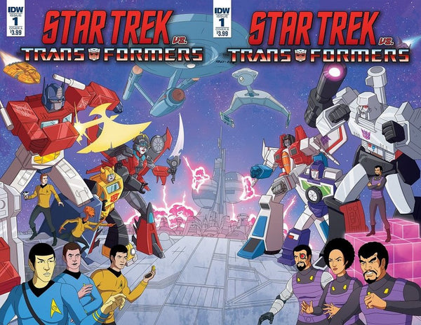 STAR TREK VS TRANSFORMERS #1 (OF 4)  CONNECTING 2 PACK