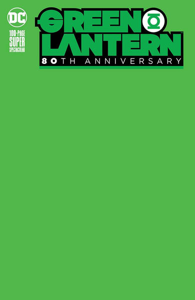 GREEN LANTERN 80TH ANNIV 100 PAGE SUPER SPECT #1 BLANK VAR E