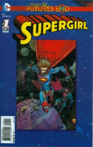 Supergirl Futures End #1 Cover A 3D Motion Cover