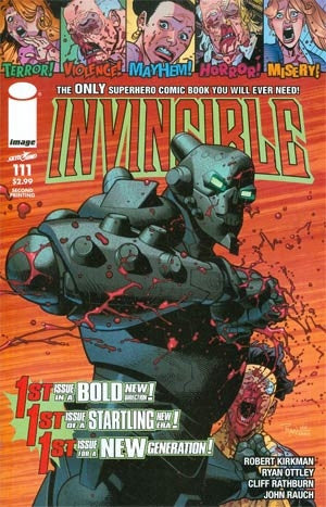 Invincible #111 Cover E 2nd Ptg Ryan Ottley Variant Cover
