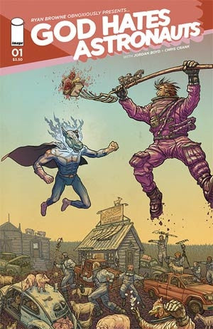 God Hates Astronauts #1 Cover B Variant Geof Darrow Cover