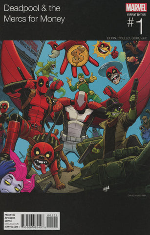 DEADPOOL & THE MERCS FOR MONEY VOL 2 #1 COVER B HIP HOP VARIANT