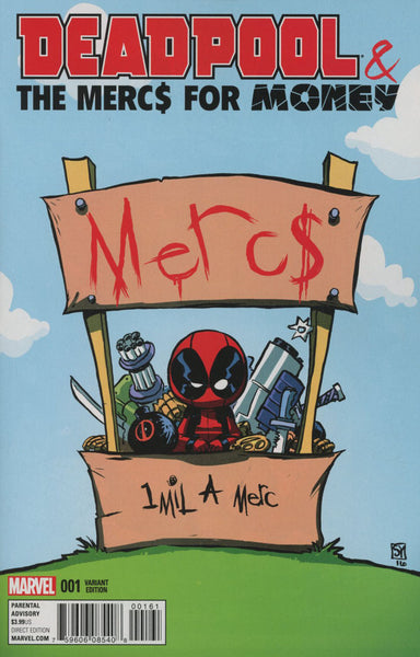 DEADPOOL & THE MERCS FOR MONEY VOL 2 #1 E YOUNG BABY VARIANT