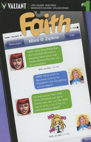 FAITH #1 COVER F EMOJI VARIANT