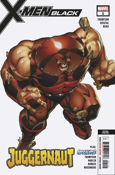 X-MEN BLACK JUGGERNAUT #1 2ND PTG J SCOTT CAMPBELL CRYSTAL VAR