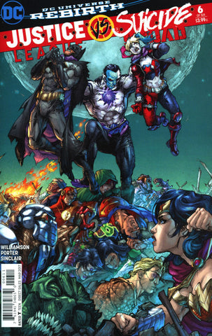 JUSTICE LEAGUE VS SUICIDE SQUAD #6 COVER A 1st PRINT