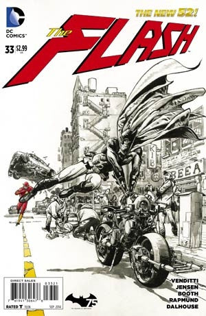 Flash Vol 4 #33 (New 52) Variant Batman 75th Anniversary Cover