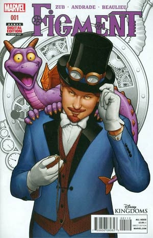 Disney Kingdoms Figment #1 2nd Ptg Varaint