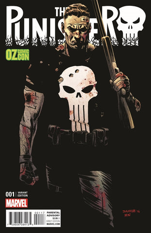 PUNISHER #1 CHRIS SAMNEE OZ COMIC CON VARIANT