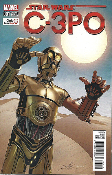 STAR WARS C3PO SPECIAL #1 GAMESTOP SALVADOR LAROCCA VARIANT