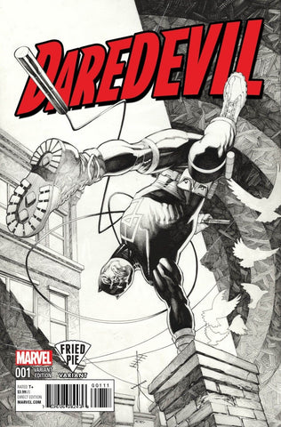 DAREDEVIL #1 FRIED PIE B&W VARIANT