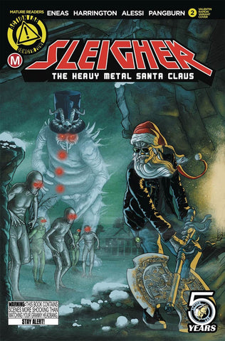 SLEIGHER HEAVY METAL SANTA CLAUS #2 COVER B RAMON VARIANT