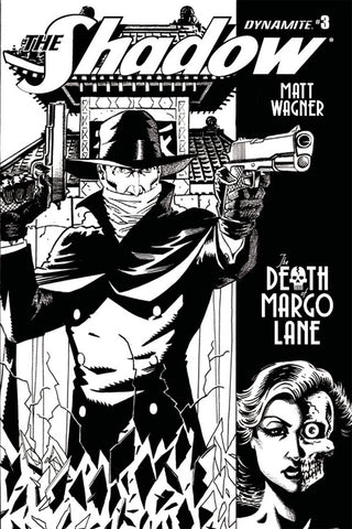 SHADOW DEATH OF MARGO LANE #3 B&W SKETCH VARIANT