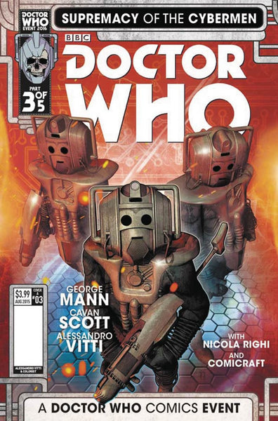 DOCTOR WHO SUPREMACY OF THE CYBERMEN #3 COVER C LISTRAN VARIANT