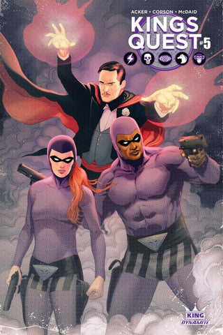 KINGS QUEST #5 COVER A MARC LAMING 1ST PRINT