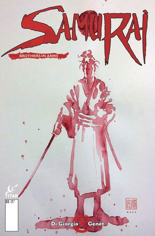 SAMURAI BROTHERS IN ARMS #1 COVER B MACK VARIANT