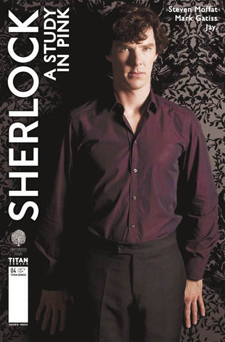 SHERLOCK A STUDY IN PINK #4 COVER B PHOTO VARIANT