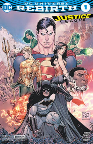 JUSTICE LEAGUE #1 SDCC TONY DANIELS VARIANT