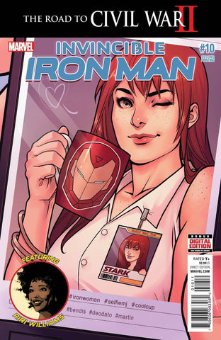 INVINCIBLE IRON MAN #10 2nd PRINT VARIANT