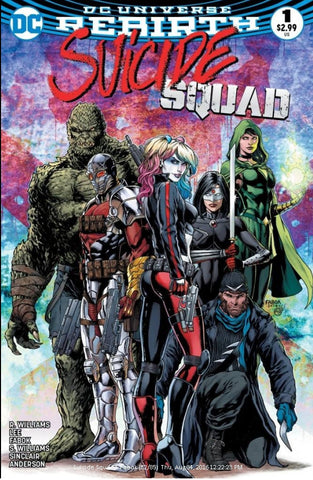 SUICIDE SQUAD VOL 4 #1 CINCINNATI COMIC EXPO FABOK COLOR VARIANT