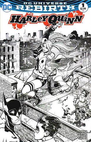 HARLEY QUINN VOL 3 #1 COMIC CENTRAL CHAD HARDIN SKETCH VARIANT