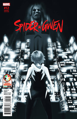 SPIDER-GWEN VOL 2 #12 RETAILER SUMMIT PX B&W SKETCH VARIANT