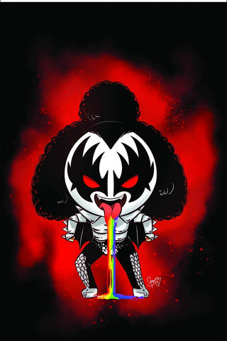 KISS VOL 3 #1 COVER L SHOURI DEMON EMOJI VIRGIN VARIANT